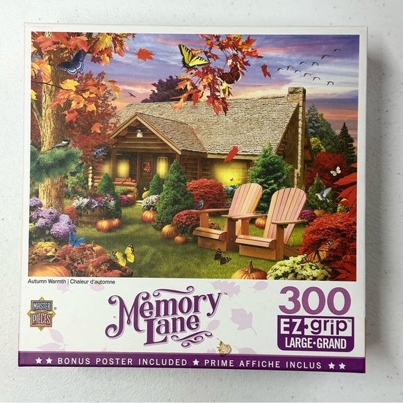 Autumn Warmth puzzle by Memory Lane 300 pieces - Picture 1 of 5